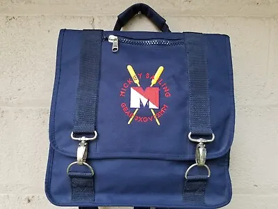 Walt Disney Mickey Mouse Sailing Gear Laptop Book Bag Shoulder Strap • $45