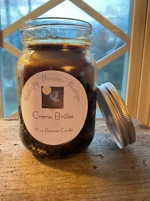 Homemade Coffee & Tea Scented Beeswax 16 Oz Mason Jar Or 4 Oz Tea Cup Candles • $16.99