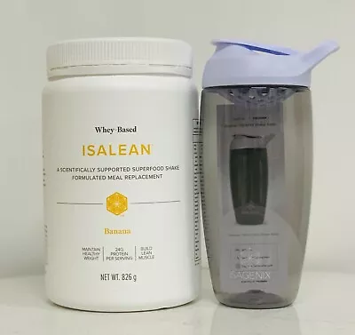 Isagenix Isalean Banana Shake Canister +Promixx Shaker MealReplacement Exp.03/24 • $75