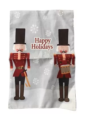 Christmas Garden Flag Nutcracker Soldier 12 X 18 Double Sided Indoor Or Outdoor • $10