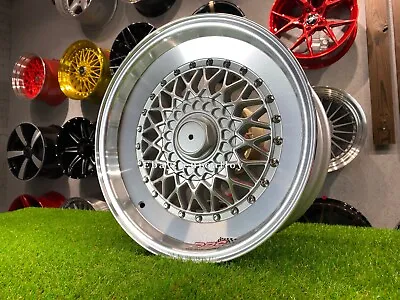 4x 16  4X100 RS Style Mesh SLANT Deep Dish Lip Wheels For VW SEAT SKODA NISSAN • $1010.16