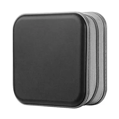 $6.94 • Buy 34 Discs CD/DVD Case Black Wallet Heavy Duty Bag Binder Storage Booklet Album