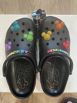 Crocs X DISNEY Collaboration Mickey Mouse Classic Clogs Women 9 / Men 7 • $85