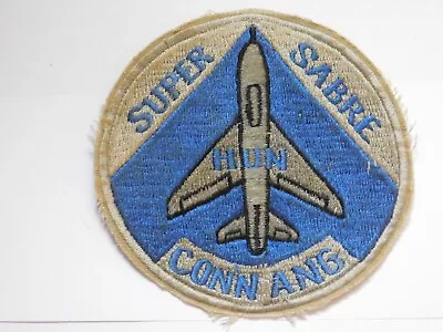 F-100 Super Sabre HUN Connecticut Air National Guard Authentic Rare 4 Inch • $12