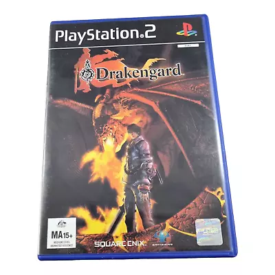 Drakengard - Playstation 2 SONY PS2 RARE Very Good Condition With Manual PAL • $84.95