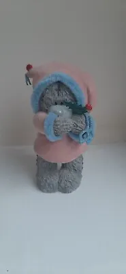 Me To You Bear Figurine/ornament -  Winter Wishes  (small Amount Of Damage) • £10