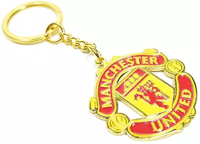 Manchester United Crest Keyring Official Merchandise Man Utd FC Football Gift • £5.90