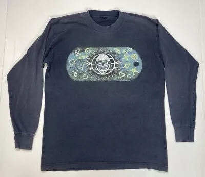 VINTAGE Megadeth Crypticwritings 1997 T-shirt Men Large Black Long Sleeve 90s • $99.95
