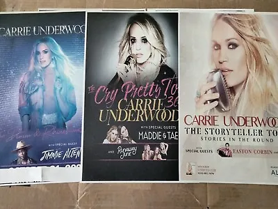 $10 • Buy Carrie Underwood 11x17 2019 2022 2023 Tour Concert Poster Shirt Cd Cry Pretty 