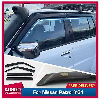 AUSGO Luxury Weather Shields For Nissan Patrol GU Y61 1998-2016 Weathershields • $53.24