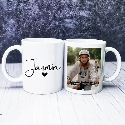 Personalised Name Mug Coffee Cup Birthday Gifts For Her Him Friends Colleague • £8.99