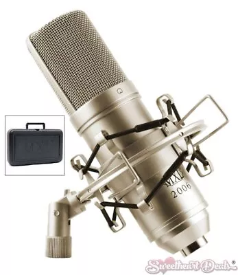 MXL 2006 Large Gold Diaphragm Condenser Microphone W/ Shock Mount & Case • $139.95