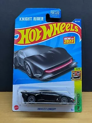 Hot Wheels 2022 Black 1:64 Knight Rider 185/250 HW KITT Concept HW Exotics 4/10 • $2.95