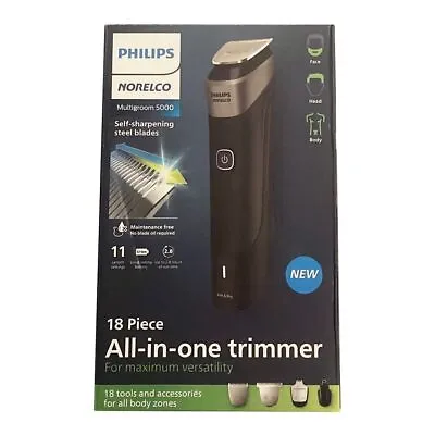 Philips Norelco MG5910/49 Multigroom 5000 All-in-One Trimmer - 18-in-1 • $126.95