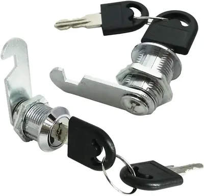 $12.99 • Buy 2 Pack Universal Tool Box Key Lock With Keys Replacement Pickup Lock Cylinder