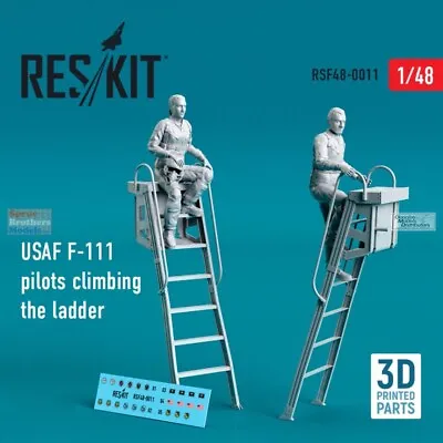 1/48 ResKit #480011F F-111 Aardvark Pilots Climbing The Ladder • $26.99
