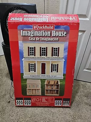 Real Wood Toys  Quick Build Imagination Wood Doll House Open Box  • $65