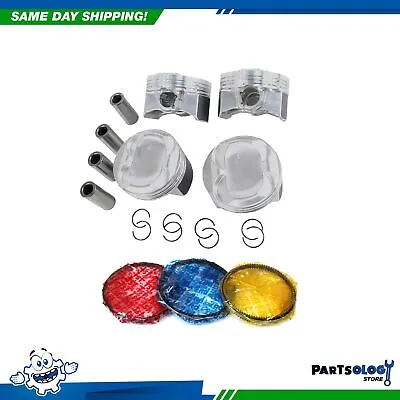 DNJ PRK242D Piston And Ring Kit For 11-12 Honda Accord 2.4L L4 DOHC 16V K24Z2 • $134.29