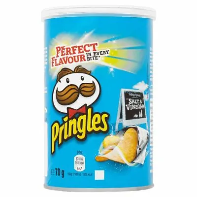 £6.09 • Buy Pringles Salt & Vinegar - 70g - Pack Of 1