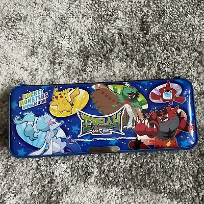 Nintendo Pocket Monsters Sun & Moon Two Sided Pencil Case - Vintage Style • $7.49