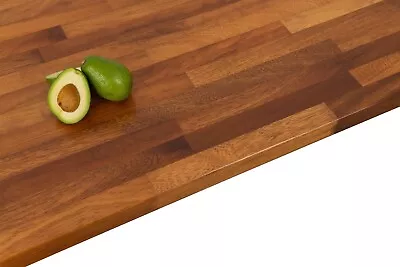 Solid Iroko Worktop Length: 1M 2M 3M 4M Thick 27mm 40mm; Free Cut To Size • £540