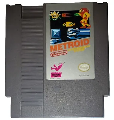 Metroid - Nintendo NES - TESTED Authentic + Cleaned Pins - Plug And Play Ready!  • $27.99