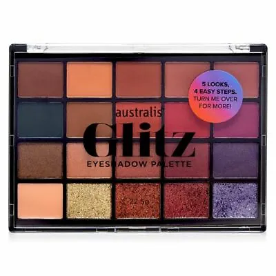 $11 • Buy Australis Glitz Eyeshadow Palette 20 Shades Matte N Glitters FREE SHIPPING