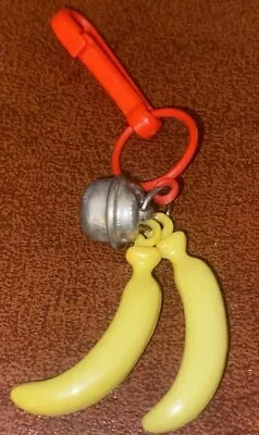 Vintage 1980s Plastic Bell Charm Banana Charm For 80s Necklace • $12.99