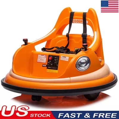 12V Electric Kids Ride On Bumper Car 360 Degree Spin Toy Gifts W/5-point Belt RC • $149.99