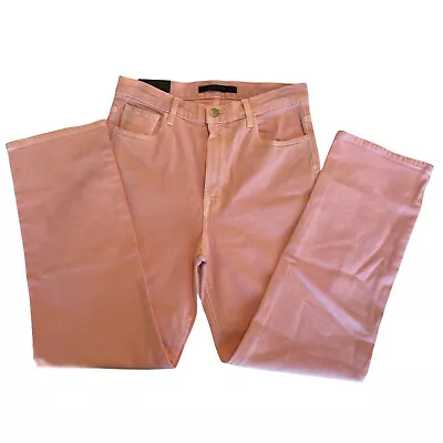 J BRAND Women's Jules High-Rise Straight Leg Jeans Sz 29 Anemone Pink • $139.29