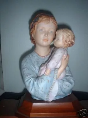 Kaiser Porcelain GERMANY ~ Judy And Child Colored Bisque With Base No Box • $109.19