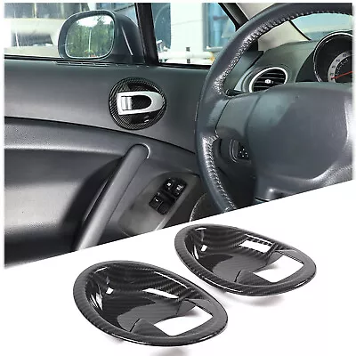 Carbon Fiber ABS Inner Door Bowl Protection Trim For Mitsubishi Eclipse 06-11 US • $32.99