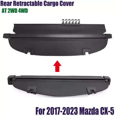 For Mazda CX-5 2017-2024 Retractable Cargo Cover Black Rear Car Trunk Accessory • $105.99