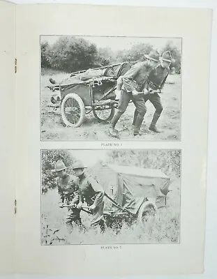 WWI US Army Medical Department Instructions For The Field Litter Carrier • $44.99