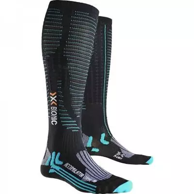 X-Bionic Socks EFFECTOR TREKKING LONG LADY Black/Turquoise 35/38 • £6.64