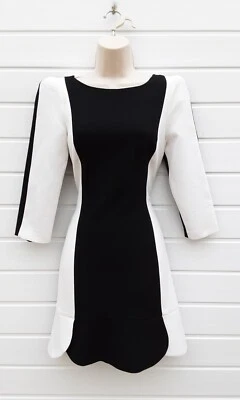 Aline Mini Dressmodmonochrome60's70's80'svintage Stylezarasize • £6.99