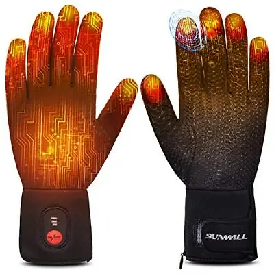 $150.93 • Buy Heated Glove Liners For Men WomenRechargeable Electric Battery Heating Riding...