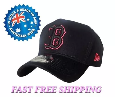 B Boston Red Sox Mbl 9forty A Frame Black & Pink Snapback Cap Hat La Ny Nfl Nba • $36.95