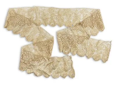 Antique Lace Fine Honiton Lace Bertha Collar Yardage 78  • £90.24