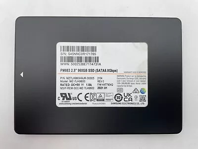 Samsung PM883 960GB 2.5  Solid State Drive MZ7LH960HAJR-00005 (Grade A) • $69.89