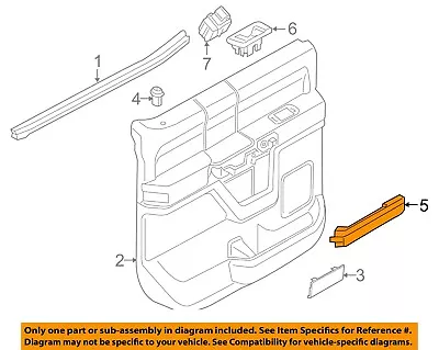 FORD OEM F-250 Super Duty Interior-Rear Door-Armrest Cover Right HC3Z26275A18AA • $20.31