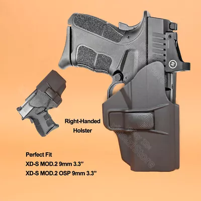 OWB Holster For Springfield XD-S Mod.2 OSP 9mm Holster XDS Mod.2 3.3'' Pistol • $21.49