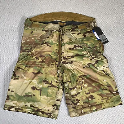 BEYOND Multicam A8 Insulated Shorts Cold Weather Primaloft Pants ECWCS - LARGE • $94.99