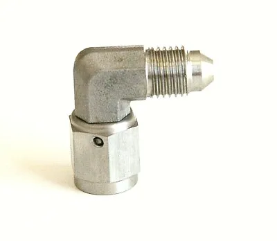 90 Degree - 3 AN 3 Female To -3 AN Male Stainless Steel Brake Fittings Adapter • $22.99