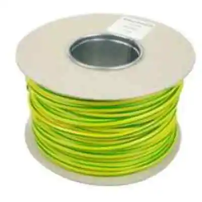 Earth Sleeving Green & Yellow 2mm 3mm 4mm 5mm 6mm PVC Tubing Electric Wire Cable • £1.49