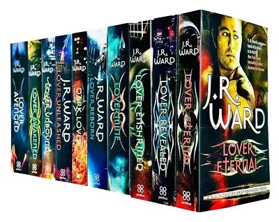 J.R. Ward Black Dagger Brotherhood World Series Books 1 - 10 Collection Set • £32.90