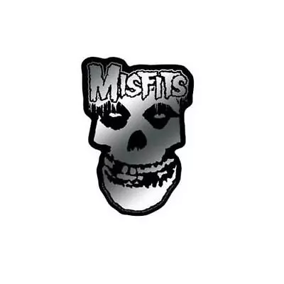 The Misfits Chrome Skull Logo Sticker Decal Official Punk New • $4.46