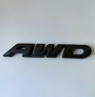 Black AWD Metal Emblem Badge All Wheel Drive For Jaguar F Pace E S X Type XE XF • £6