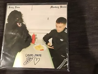 £32 • Buy Baby Dave  Monkey Brain  Grey Marbled Vinyl Signed Slaves Damon Albarn