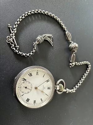 Omega Silver Pocket Watch • £72